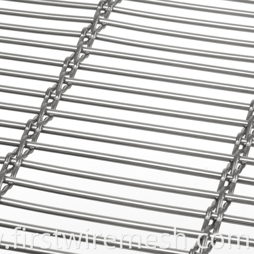 Stainless steel facade mesh for wall cladding